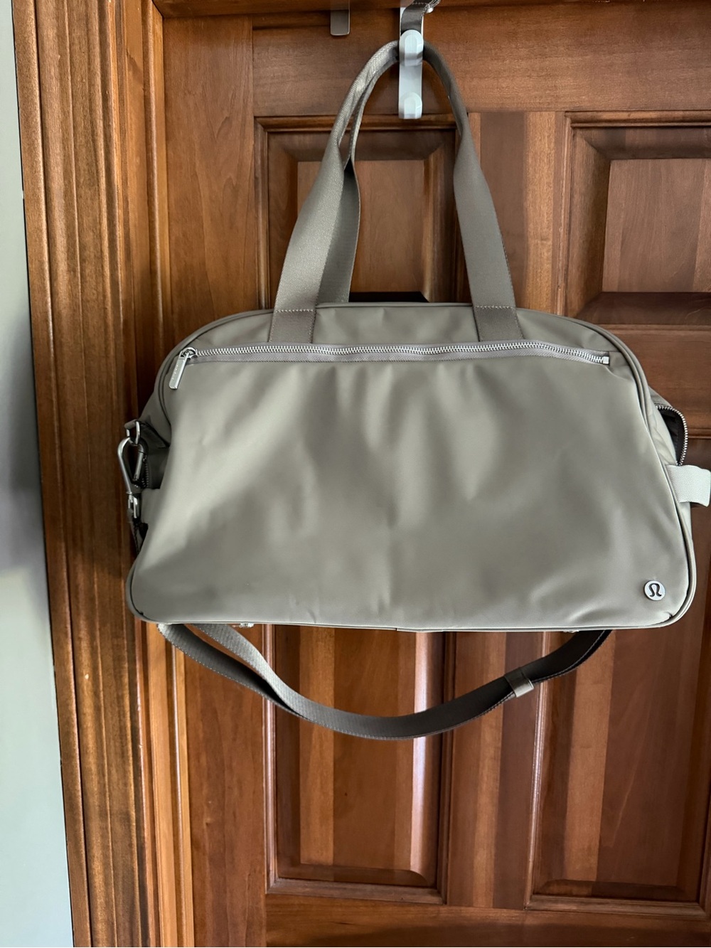 lululemon athletica Travel Duffel Bag in Taupe